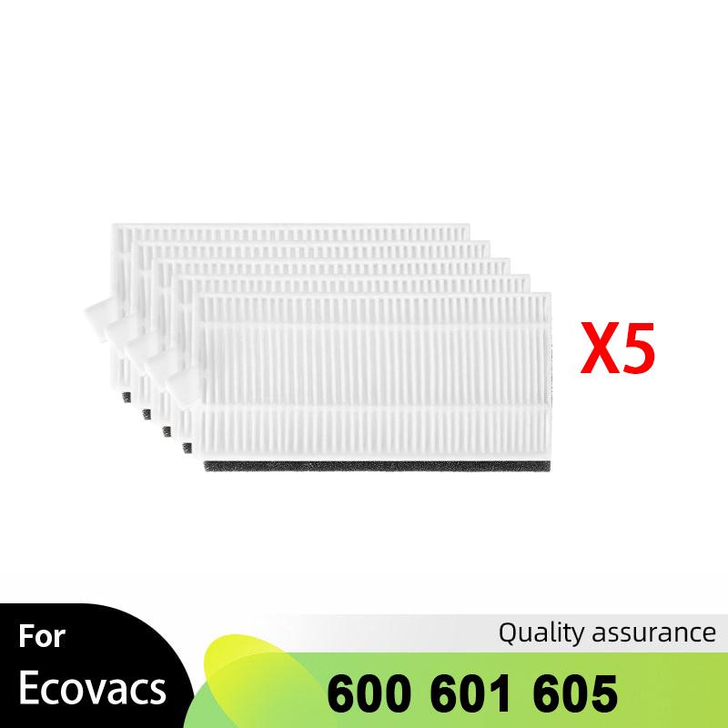 Для роботов-пылесосов Ecovacs DEEBOT 600 601 605 Yeedi K600 / K700 Запасные части Роликовая основная боковая щетка Hepa-фильтр Аксессуары