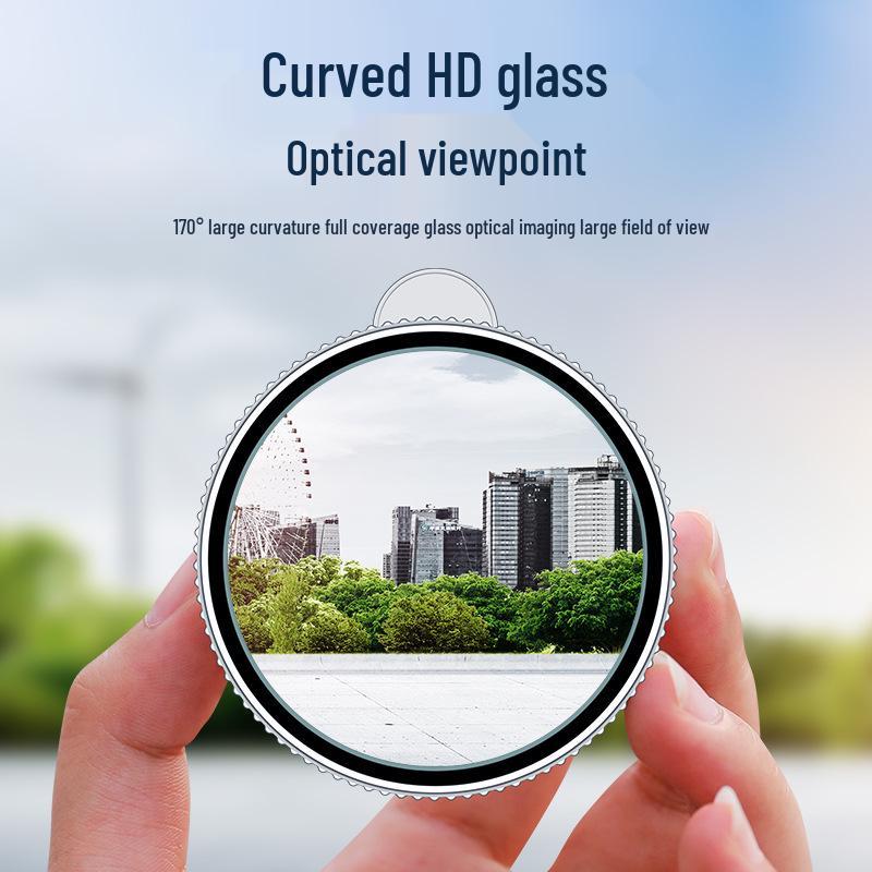 360° Adjustable Round Blind Spot Mirror - Suction Cup Rearview with Wide Angle View