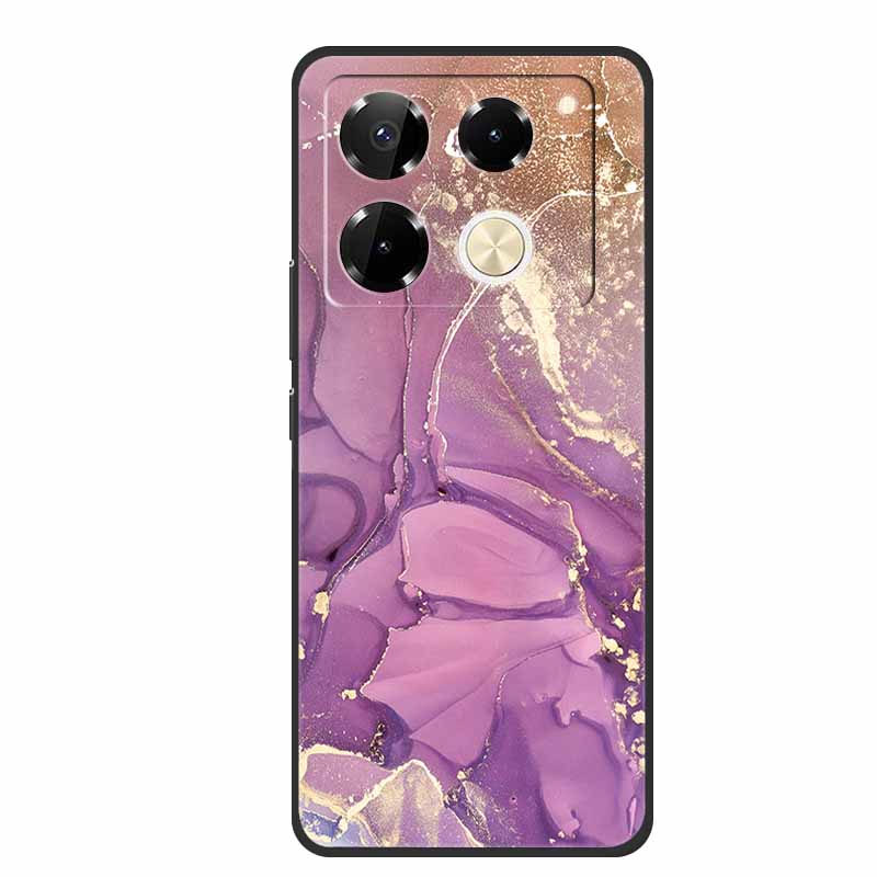 Чехол для Infinix Note 40 Pro 5G, мягкий силиконовый чехол из ТПУ, чехлы для телефона для Infinix Note 40 40pro 4G, Цветочки, Милый Coque Fundas