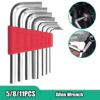 5/8/11 Pcs Metric Allen Wrench Double-End Hexagon Spanner Multi Tool Allen Key Set  Hand Tools