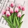 Multicolor Tulips Artificial Flower For Easter Spring Wreath Wedding Bouquet Centerpiece Floral Arrangement Cemetery Table Decor