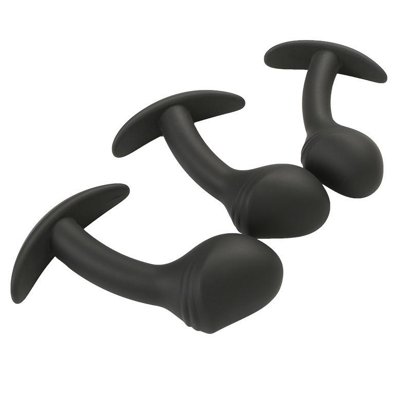 C586 Портативный силиконовый массажер-пробка для мужчин и женщин - Стимулятор простаты и точки G для использования на открытом воздухе.