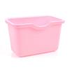 Kitchen Cabinet Door Plastic Basket Hanging Trash Can Waste Bin Garbage Bowl Box