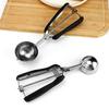 Stainless Steel Ice Cream Scoop Professional Ball Digger Spoon for Baking Fruit Scooper with Trigger Release Dessert Spoon for Home Gifts