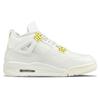 Jordan Air Jordan 4 износостойкие кроссовки средней высоты винтажные баскетбольные женские Белые Розовые AQ9129-170(Команда401-)