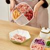 4 Сетки Холодильник Коробка для хранения мяса и продуктов для сохранения свежести Пищевой органайзер для замороженных продуктов Контейнер с перегородками Кухонная организация