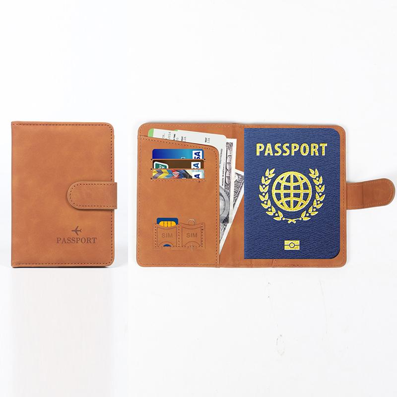 Обложка для паспорта для женщин и мужчин с Rfid-защитой, деловая карта, обложка для паспорта, чехол для паспорта из искусственной кожи, дорожные аксессуары