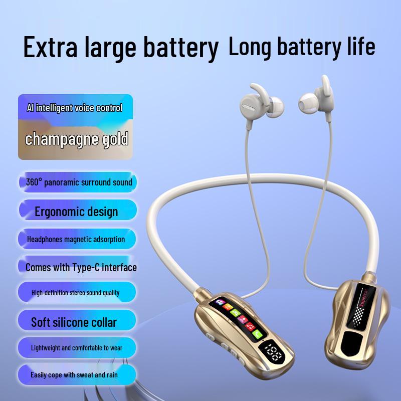 Bluetooth-наушники-гарнитура M101S с долгим временем работы от аккумулятора, поддержкой TF-карт, функцией караоке и внутриушным дизайном.