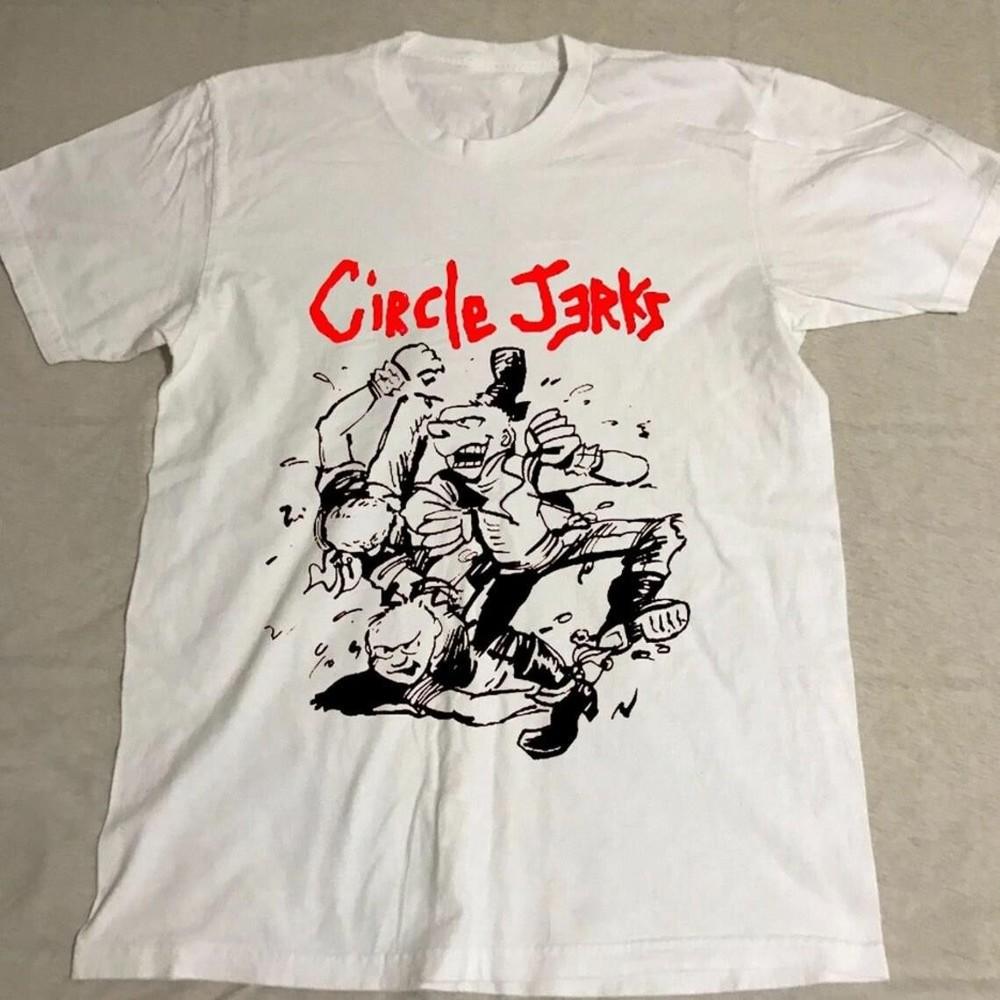 Punk Hardcore Circle Jerks T Shirt Full Size S-5XL Unisex T-Shirt