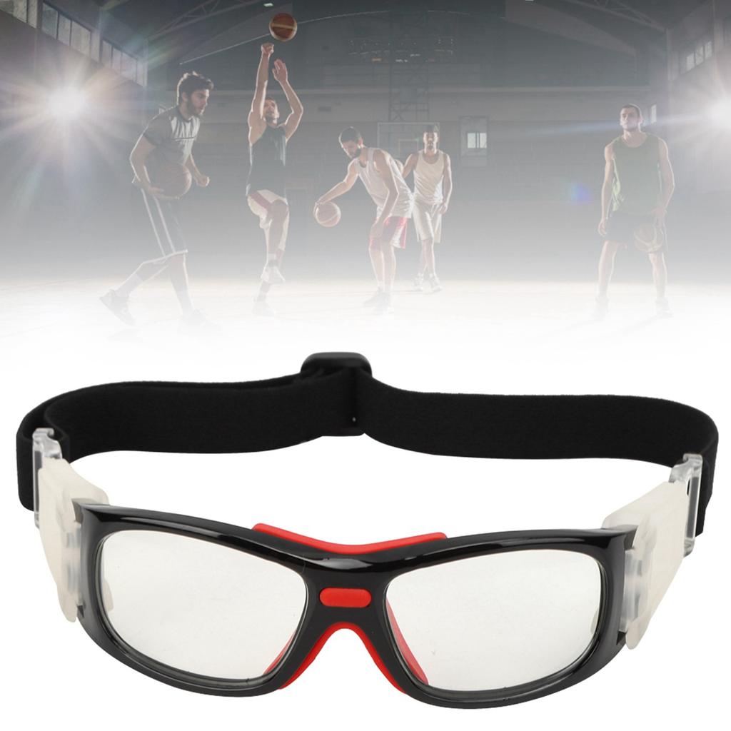 Teenager Adult Basketball Glasses Anticollision AntiImpact Outdoor Sport Safety Goggles(black )