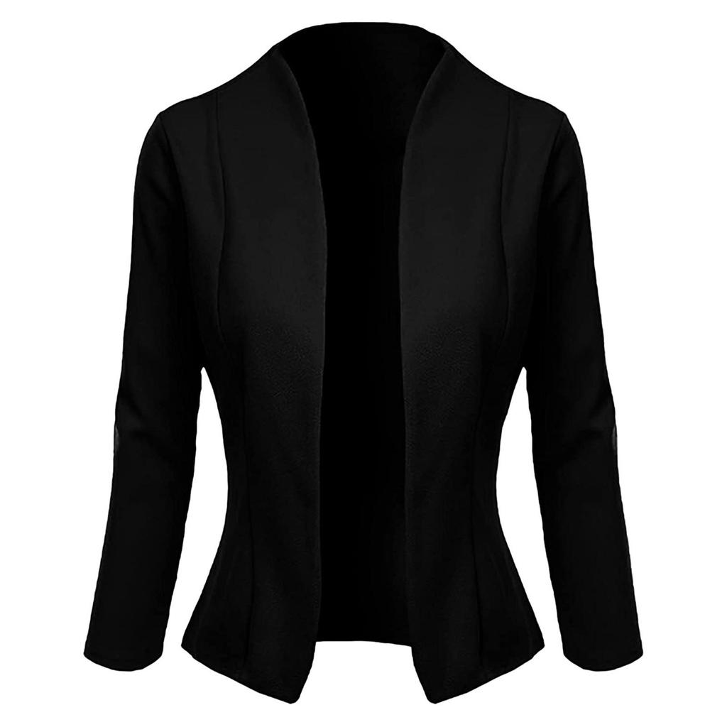 Women's Fashion Casual Solid Color Cardigan Cardigan Formal Long Sleeve Jacket