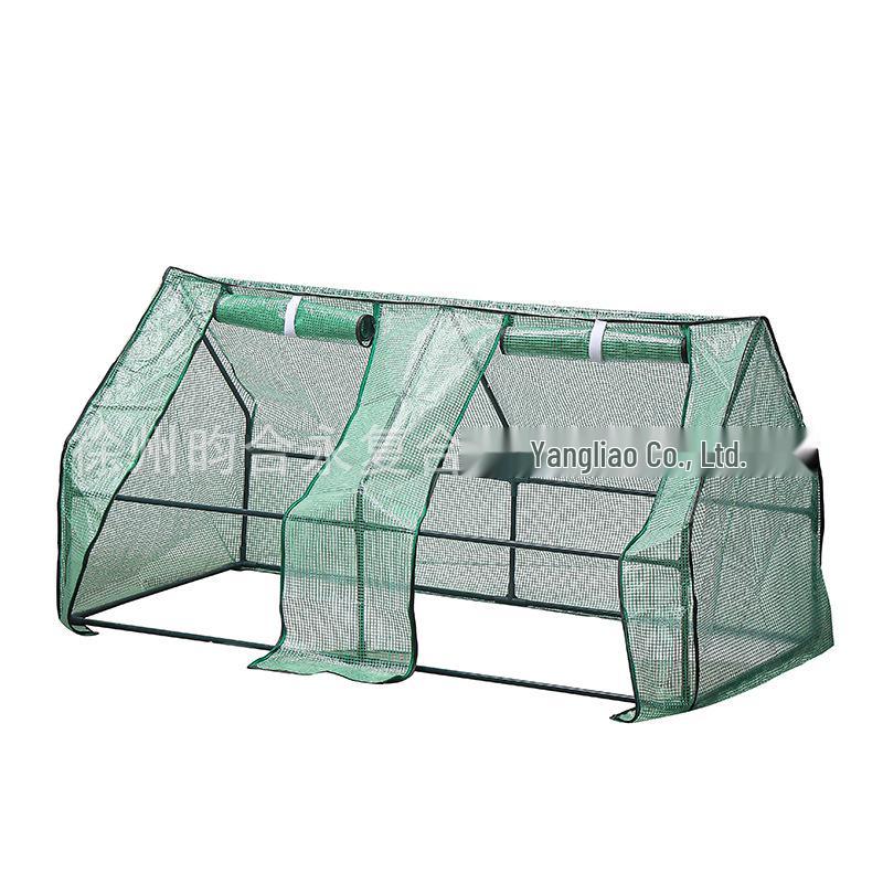 Полный комплект покрытия для теплицы: Зеленая сетка и прозрачные ПВХ чехлы для садовых аксессуаров