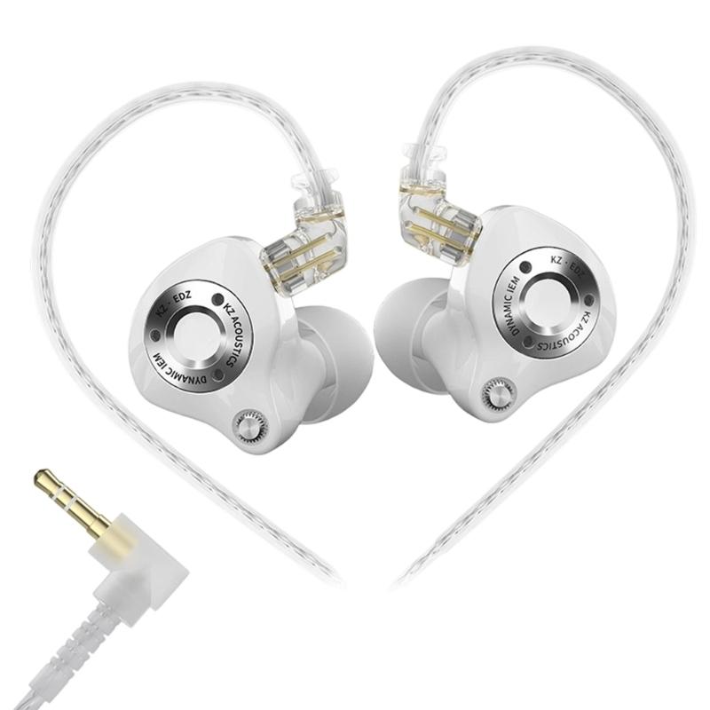 Wide Band Dynamic Driver In Ear Cord Headphones With Replaceable Cable For Audiophiles