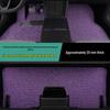 Шелковые коврики для ног Toyota Vios для хэтчбека 2014-2017 - Механическая коробка передач, водитель и пассажир, задний единый кусок