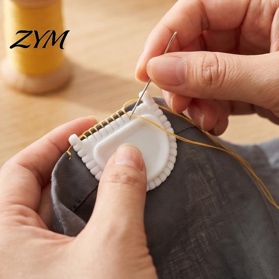 Handmade Fabric Production Hand Sewing Edge Stitching Tool, Ergonomic Guide Tool for Stitches, Precision 3mm 4mm Quilting Aid DIY Crafts Garment