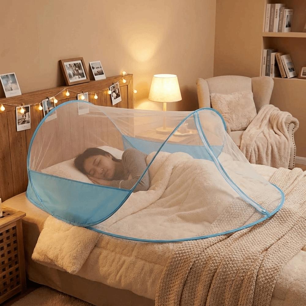 Portable Foldable Mosquito Net Single Travel Mosquito Net Convenient Mosquito Net Stand Outdoor