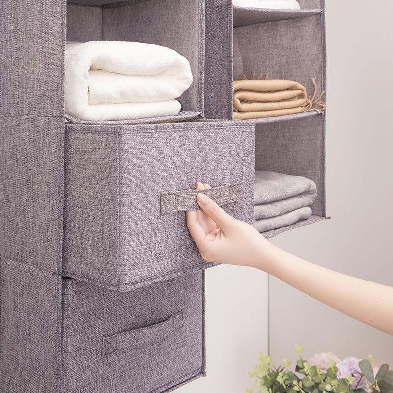 Fabric Multi-Layer Hanging Wardrobe Organizer for Clothes and Pants