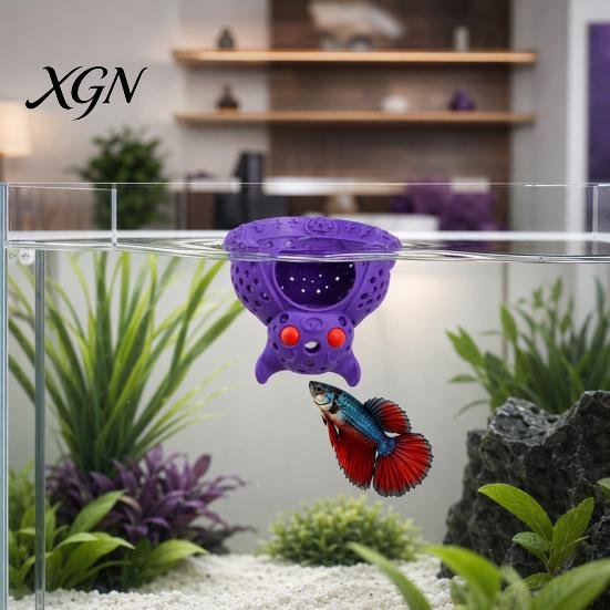 Hideout for Betta Xmas Aquarium Hideout, Shrimp Cave Shelter, Christmas Stocking Fish Tank Landscaping Hide, Halloween Bat Tanks