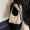 Rhombus Embroidered Thread Chain Shoulder Bag Women's New Versatile Casual High-end Messenger Bag