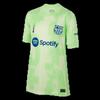 Nike FC Barcelona Stadium Home Soccer Training Jersey Polyester Green
