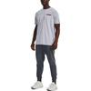 Under Armour Однотонная футболка с принтом для тренировок, свободного кроя, с круглым вырезом и короткими рукавами, мужские топы, серый 1373996-011