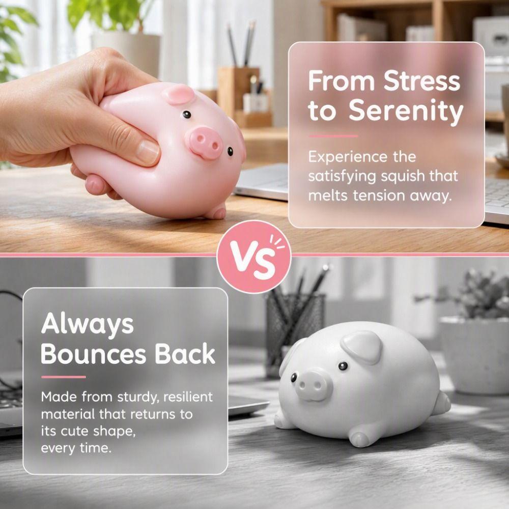 Soft TPR Pig Pinch Le Cute Squishy Fingertip Toy Creative Pig Squeeze Toy Boys Girls