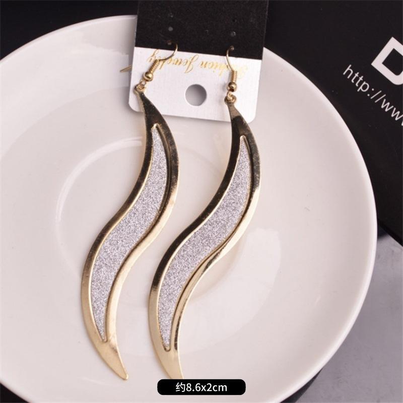 Модные преувеличенные нишевые темпераментные серьги с бахромой, ретро, личностные, универсальные серьги с пайетками, женские длинные украшения для ушей