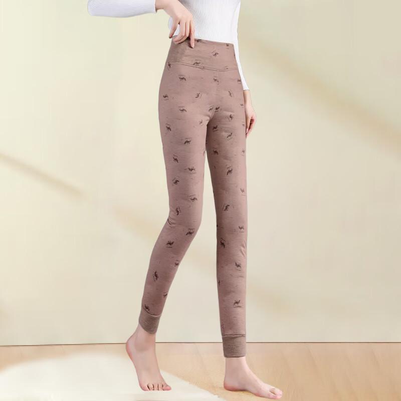 Женские зимние брюки Xueqiman с высокой талией и теплой подкладкой