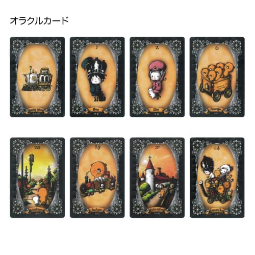 Kumacchi Orakuru Express (New Edition) | Candy | 80 Cards with Japanese Instruction Manual [Authentic]