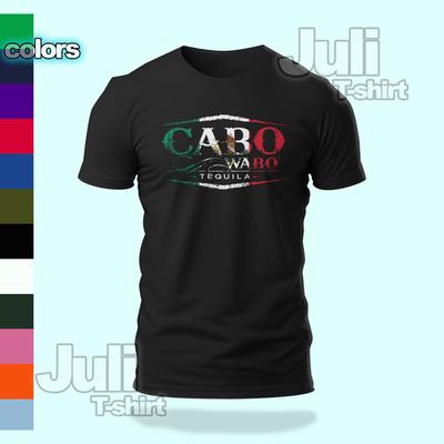 Футболка с логотипом флага Мексики Cabo wabo, смешная, размер S-5XL, унисекс