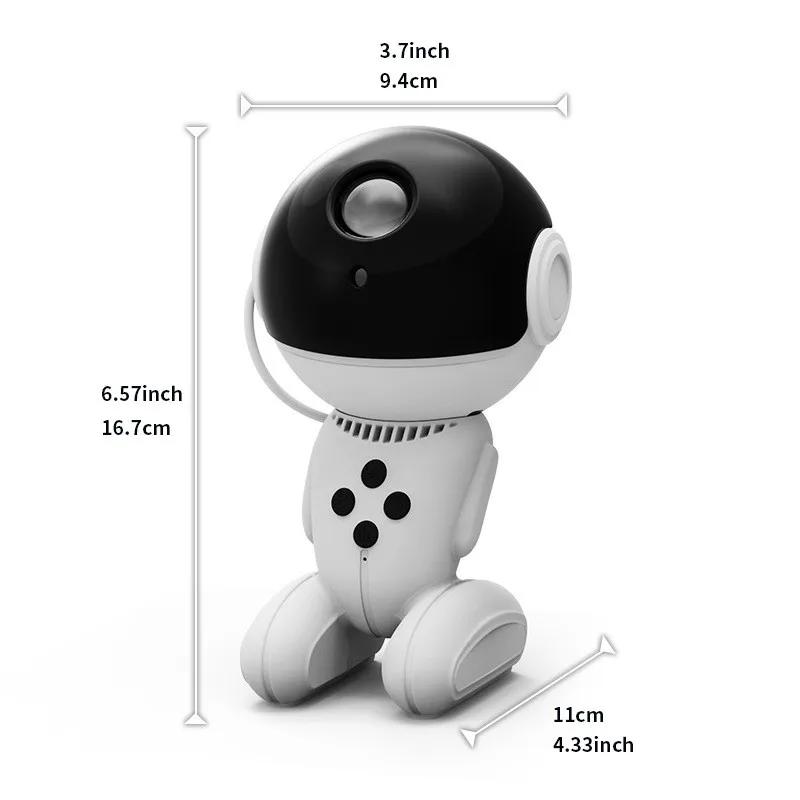 Robot Galaxy Projector Night Light Remote Control Nebula Projection Lights Bedroom Ambient Lighting