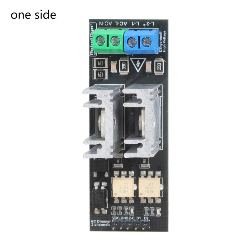 AC Lighting Control Light Dimmer Module 2Independent Channel Dimmer for PWM Control Projects AC50/60hz 220V/110V