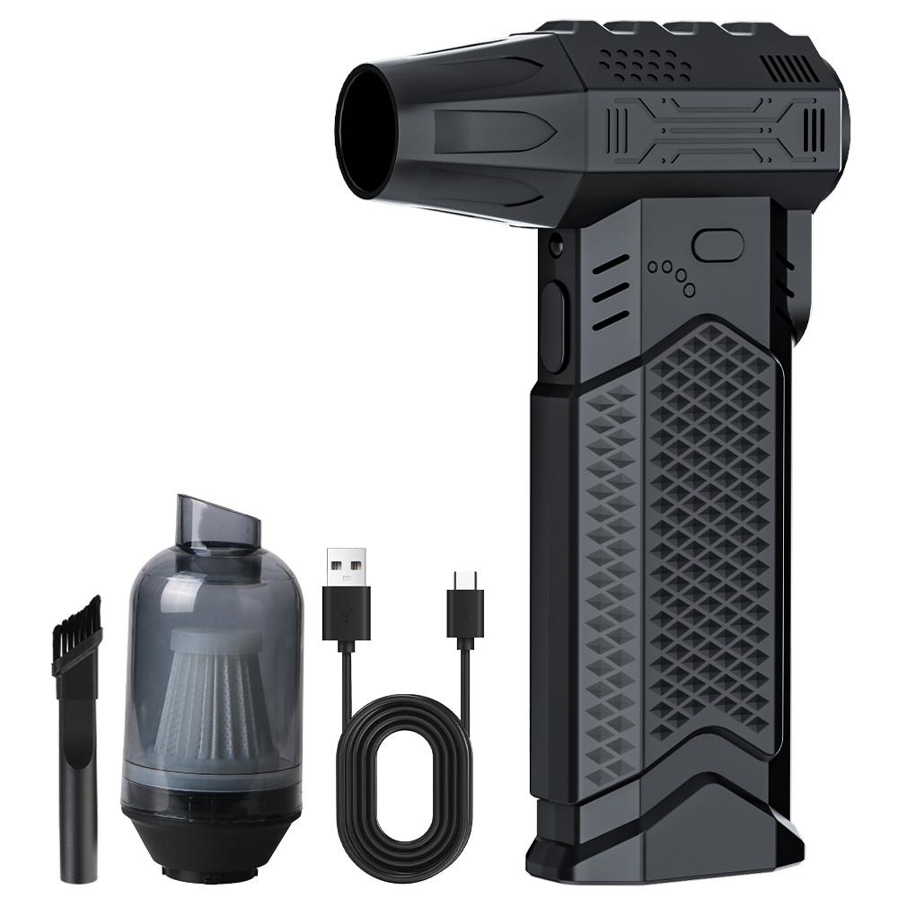 Turbo Jet Fan Car Snow Blowing Cleaning Blower Tools 2025 Electric Air Duster Type-C Charging Portable Strong Blowing 130000RPM