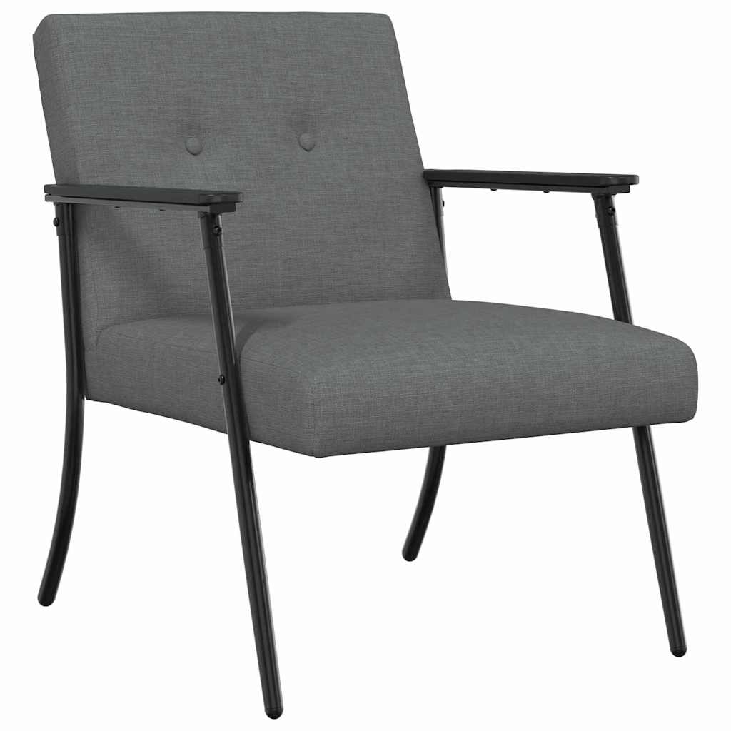 Armchair Dark Grey Fabric