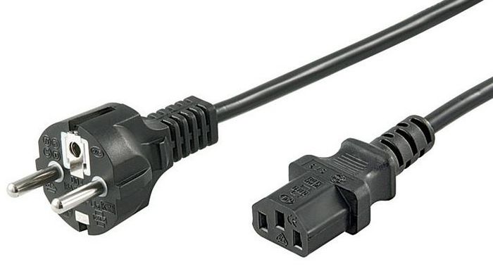 MicroConnect Schuko-C5 power cable