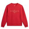 Li Ning Серия Китайской Культуры Принт с Буквами Круглый Вырез Повседневная Толстовка Женская толстовка AWDW106-2
