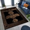 Odin Norse Poetic Edda Indoor Rug Soundproof Noisereducing Carpet For Bedroom Study Home Decor Holiday Gift