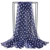 Wraps Chiffon Scarf Neckerchief Hijab Scarf Silk Scarf Polka Dot Scarf Ladies Women's Scarves Shawl
