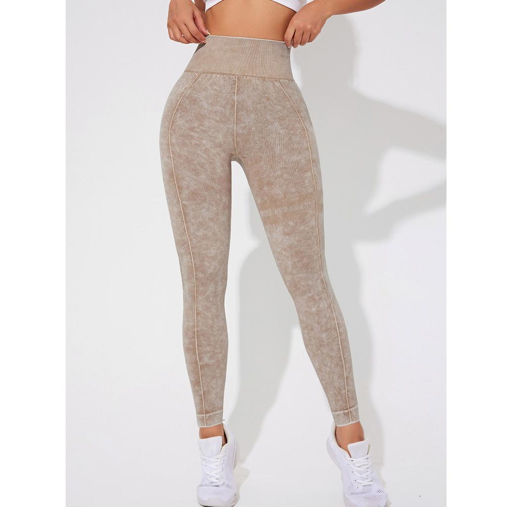 Женские повседневные бесшовные брюки для фитнеса с подтяжкой бедер, облегающие и с высокой талией, штаны для йоги Seach Hip