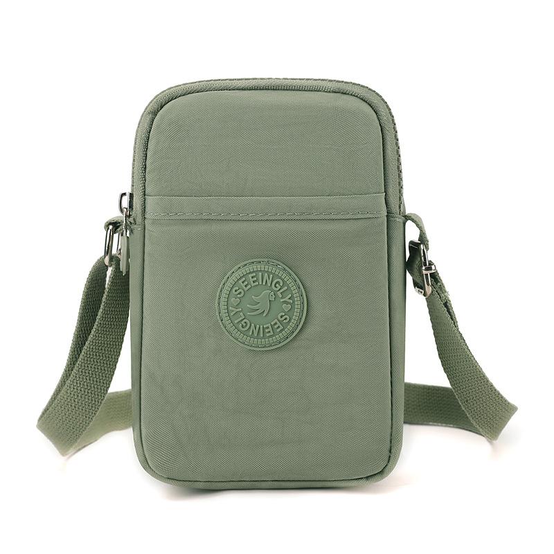 Женская Сумка через плечо Нейлоновая Для поездок на работу Кошелек для мелочи Много отделений Сумка для мобильного телефона