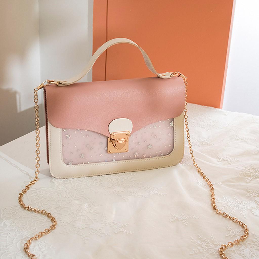 Модная женская сумка на плечо, небольшой рюкзак с блестками, сумка-мессенджер для мобильного телефона