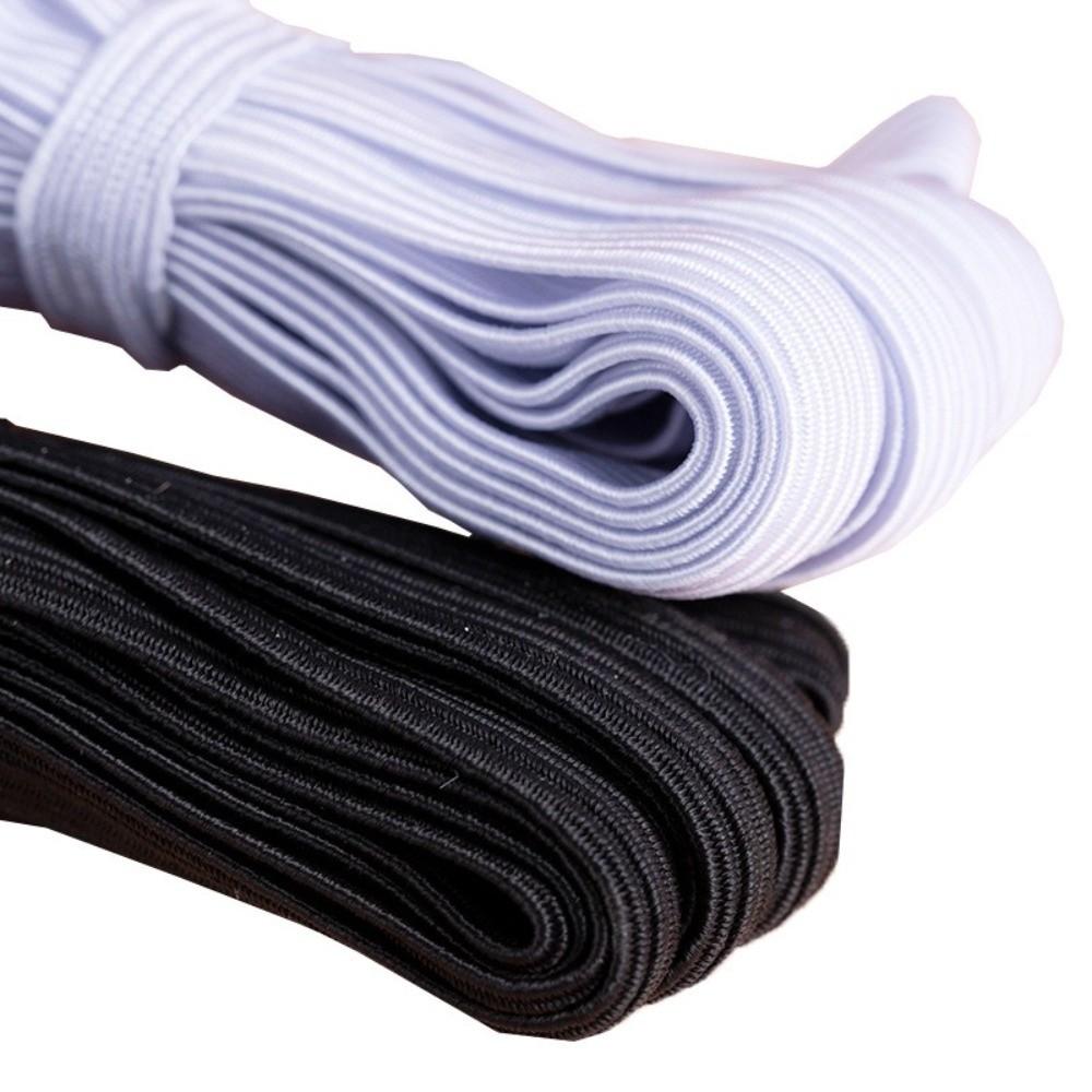 10Yards 3/5/7/9mm Width Elastic Ribbon 10Yards Length Stretch Rubber Band DIY Sewing Crafts