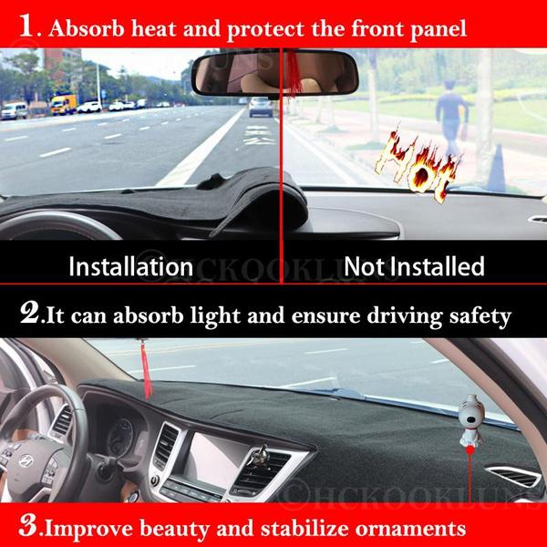 Dashboard Cover Protective Pad for Explorer 2011~2019 U502 MK5 Car Accessories Dash Board Sunshade Carpet 2016 2017 2018