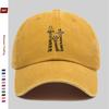 pc Cartoon Fashion Baseball Cap with GlassesWearing Giraffe Print Cute Giraffe Print Design Sun Hat Comfortable Lightweight