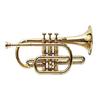 Musical Bb Brass Cornet with Free Hard Case and Mouthpiece