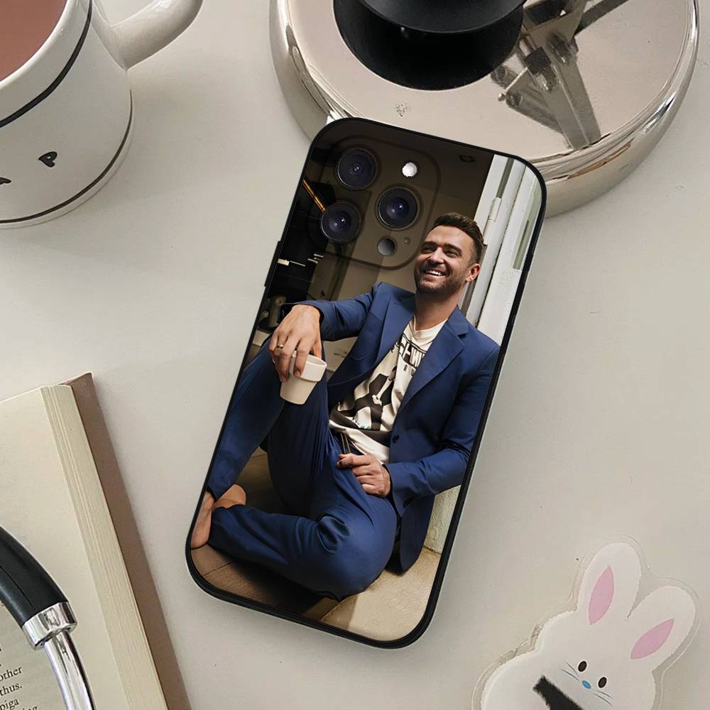 Чехол для телефона Justin Timberlake для iPhone 17 16 15 14 13 12 11 X XR XS Plus Pro Max Mini Мягкий черный чехол