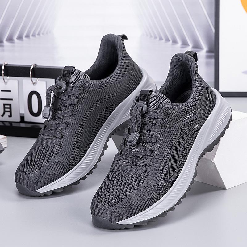 Новинка 2024 года, обувь для пожилых людей, модная женская обувь, весенняя обувь для прогулок, для мам, удобная обувь для среднего и пожилого возраста, для отдыха, спорта, нескользящая, водонепроницаемая