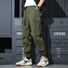 Новые мужские повседневные брюки весна и лето свободные тонкие универсальные функциональные рабочие брюки многокарманные