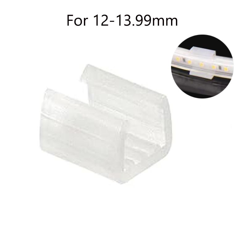 Неоновая лента LED Фиксирующие клипсы Держатель Соединитель Аксессуары 6мм 8мм 10мм 12мм 15мм 18мм 20мм Для фиксации неонового света COB Светодиодная лента Пряжка