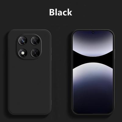 Жидкий силиконовый чехол для телефона Xiaomi Redmi Note 14 Pro 5G Чехол Противоударный чехол Funda для Redmi Note 14 Pro Plus